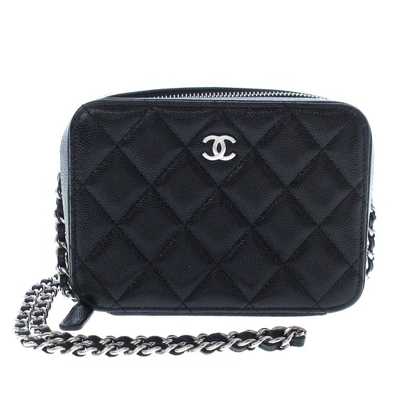 Chanel Handbags - Chanel Camera Bag Shoulder Bag Caviar Silver